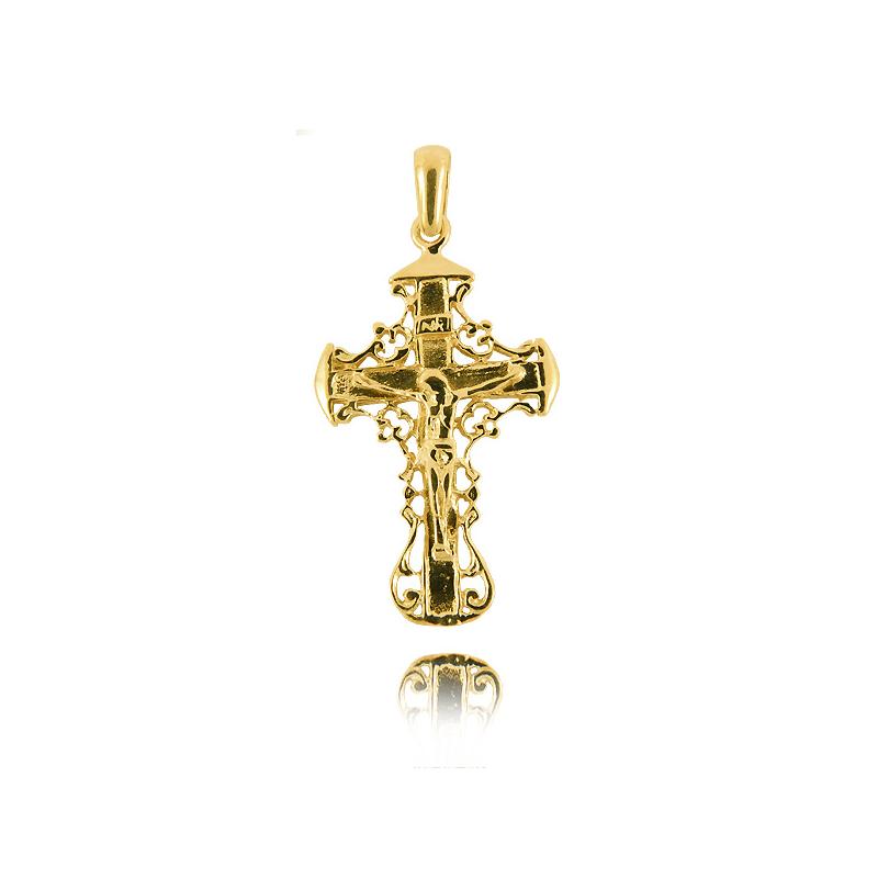 Krzyżyk Żółte Złoto Pr. 585, 3,02g