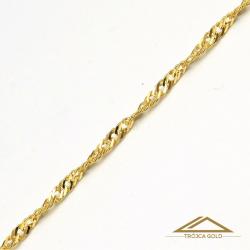 Łańcuszek Z Żółtego Złota pr. 585, 14 K Długość 50 cm